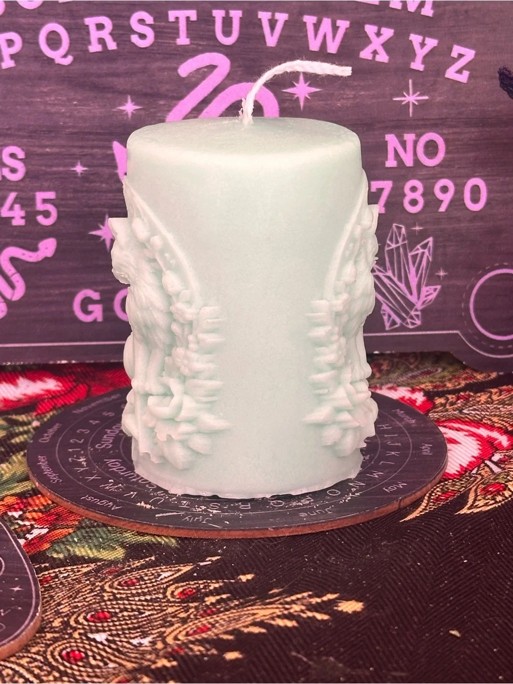Guardian’s Blade Cat Pillar Candle